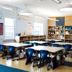 An empty classroom